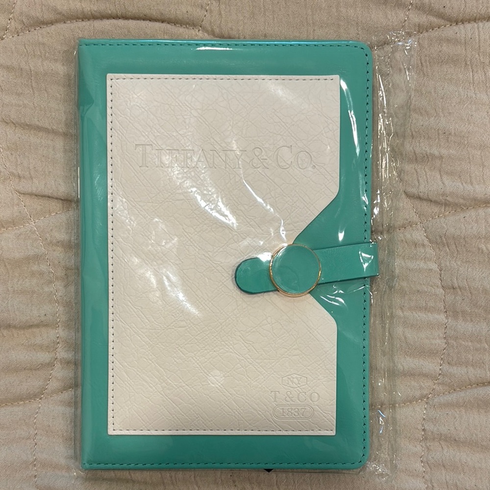 Tiffany & Co. Teal and White Notebook